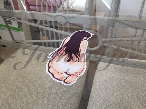 Bakemonogatari - Anime - Hitagi Senjougahara "Cheeky" Sticker Decal amane hitari