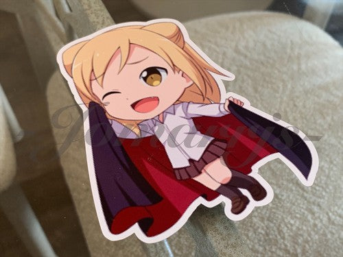 Demi-chan wa Kataritai - Anime Hikari Takanashi Chibi Sticker Decal manga