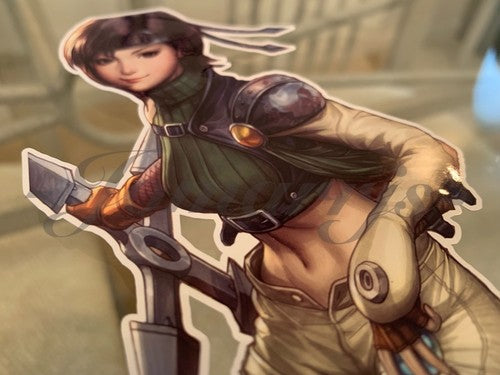 Final Fantasy - Gaming - Yuffie Kisaragi Sticker Decals Vinyl ff 7 anime vii A.