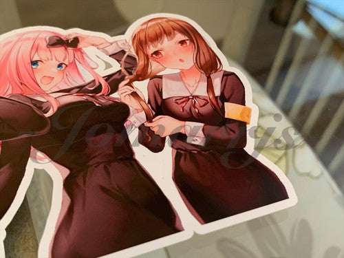 Kaguya-sama Love is War Hayasaka, Fujiwara, Iino, Shinomiya Custom Anime Sticker