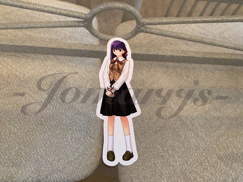 Fate - Anime - Sakura Matou Sticker Vinyl Decal Custom manga laptop notebook
