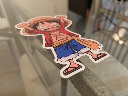 One Piece - Anime - Monkey D. Luffy Chibi Sticker Decals Vinyl manga