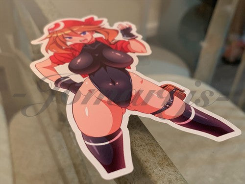 Pokemon - Anime - May Haruka Bikini Sun Fun Custom Sticker Decal Vinyl manga #3