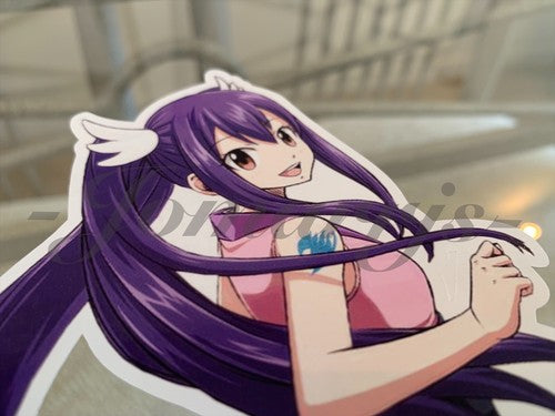 Fairy Tail - Anime - Wendy Marvell Sticker Vinyl Sign custom mage guild