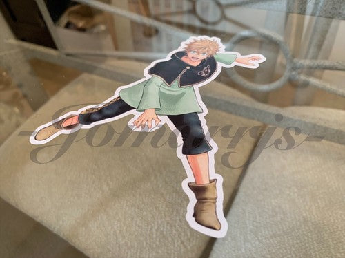 Black Clover - Anime - Luck Voltia Sticker Vinyl Decal Custom manga laptop
