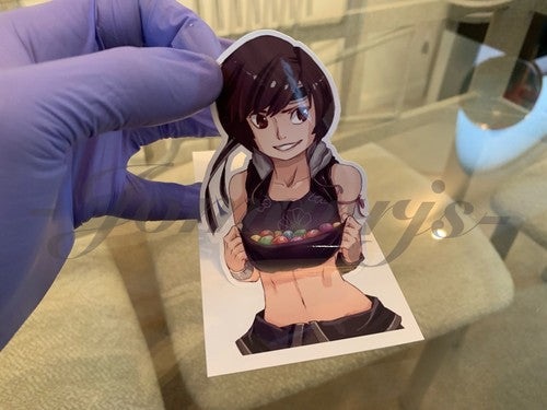 Final Fantasy - Gaming - Yuffie Kisaragi Sticker Decals Vinyl ff 7 anime vii C.