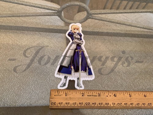 Fate - Anime - Artoria Pendragon Saber Sticker Vinyl Decal Custom manga laptop