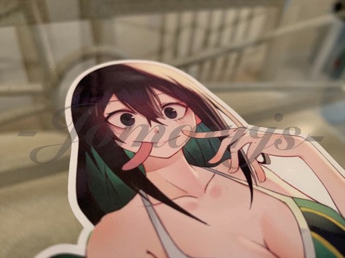 My Hero Academia Anime Froppy Tsuyu Asui b. Bikini Sun Fun Sticker Vinyl manga