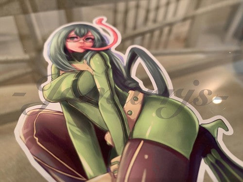 My Hero Academia - Anime - Froppy Tsuyu Asui (a.) Sticker Vinyl manga sexy