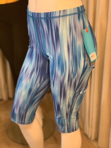 New Balance Women's Blue White Yoga Pants Running Leggings Activewear