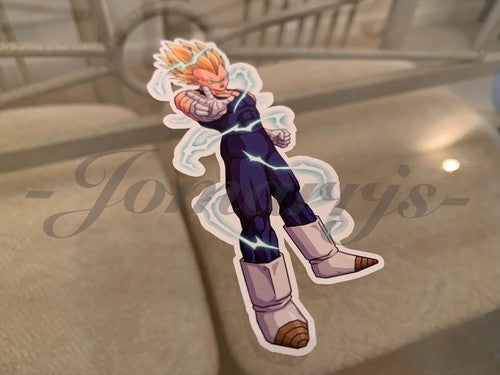 Dragon Ball Z Vegeta (c.) Sticker Vinyl Sign Comic DBZ super saiyans