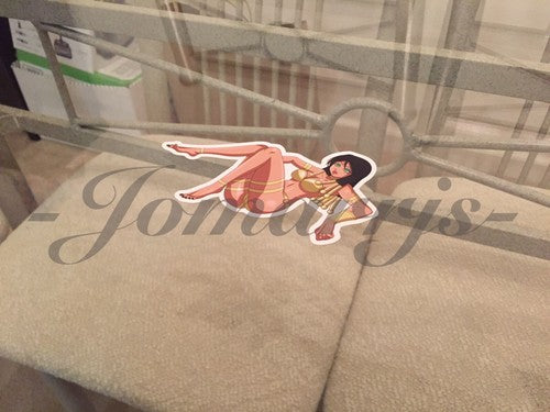 Dragon Ball Z - Anime - Helles Bikini “Chillin” Sun Fun Sticker Decal Vinyl DBZ