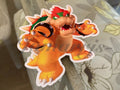 Super Mario - Anime - Bowser Custom Sticker Decal Vinyl #1 nintendo galaxy