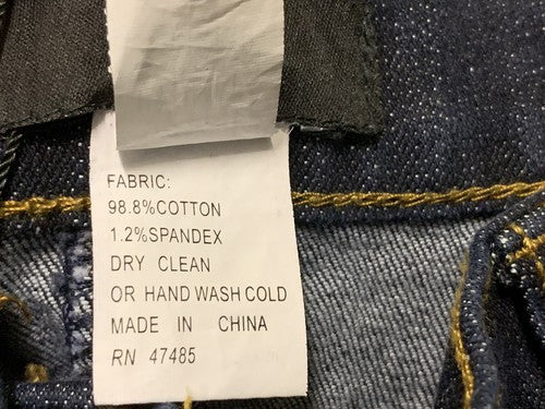 Philippe Adec Women’s Designer Indigo Blue Denim Jeans Pants Sz 6 Ankle Zip NWT