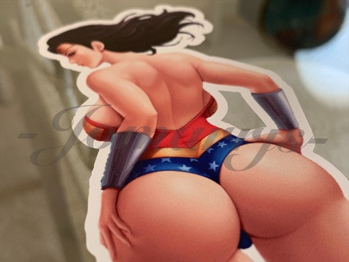 Wonder Woman - Anime - Princess Diana Bikini Sun Fun Sticker Decal Vinyl #a