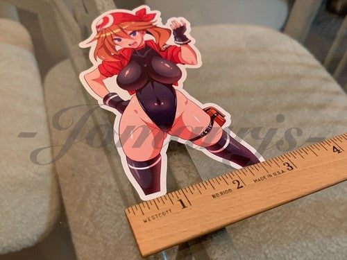 Pokemon - Anime - May Haruka Bikini Sun Fun Custom Sticker Decal Vinyl manga #3