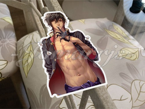 Token Ranbu Anime Ookurikara Vinyl Sticker Decal ecchi art husbando pin up boy