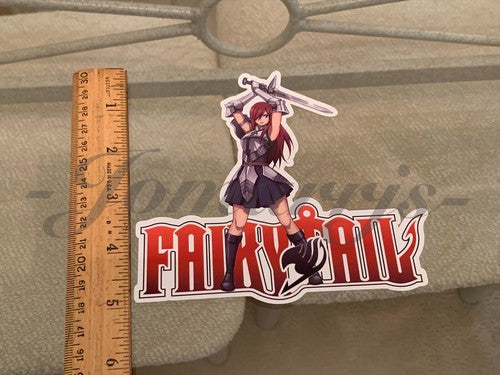 Fairy Tail - Anime - Erza Scarlet Sticker Vinyl Sign custom mage guild