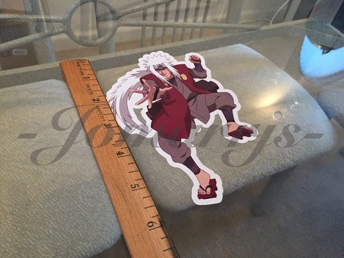 Naruto - Anime - Jiraiya Sticker Decal Vinyl Sign Comic binder laptop surface