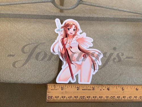 Sword Art Online - Anime- Asuna Yuuki c. Bikini Sun Fun Sticker Vinyl Decal SAO