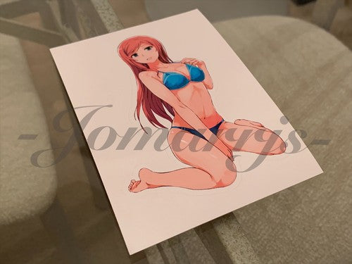 Gundam Build Fighters Try - Anime Kamiki Mirai Bikini Fun Sticker Decal Vinyl #2