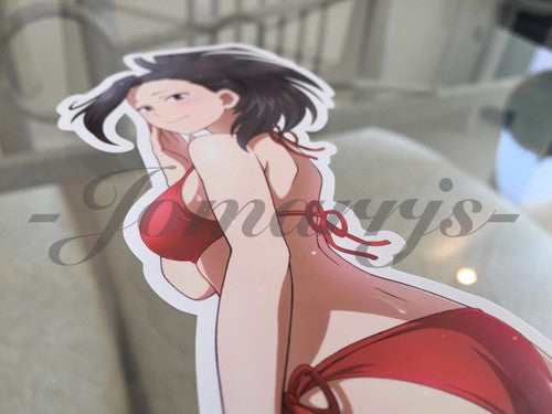 My Hero Academia - Anime - Momo Yaoyorozu Bikini Sun Fun Sticker Decal Vinyl