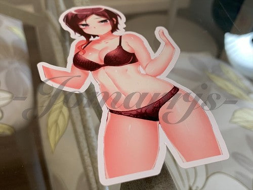 RWBY - Anime - Coco Adel Lingerie Bikini Sun Fun Sticker Decal manga sexy a.