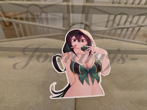 My Hero Academia Anime Froppy Tsuyu Asui b. Bikini Sun Fun Sticker Vinyl manga