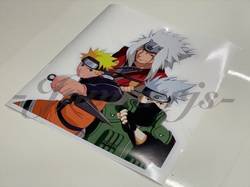 Naruto Anime Naruto Kakashi & Jiraiya Custom Vinyl Sticker Decal Desgin manga