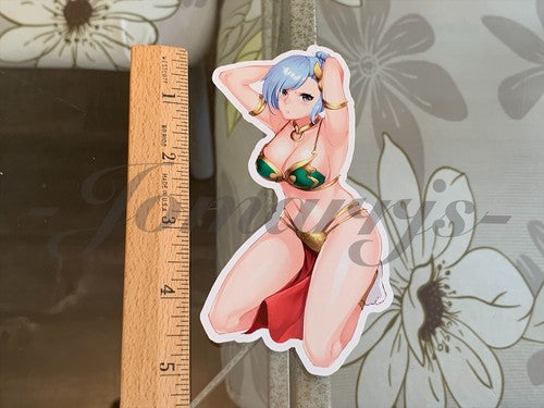 RWBY - Anime - Winter Schnee Bikini Sun Fun Custom Sticker Decal manga sexy a.