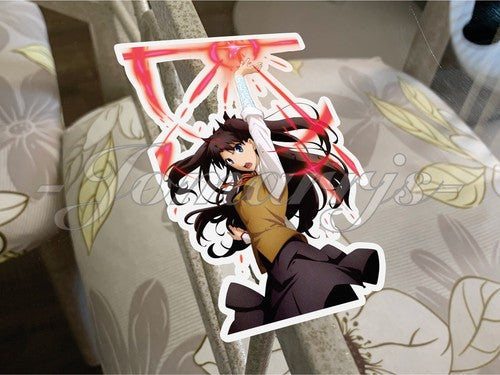 Fate Anime Rin Tohsaka “Caster” Sticker Vinyl Decal Custom manga slap