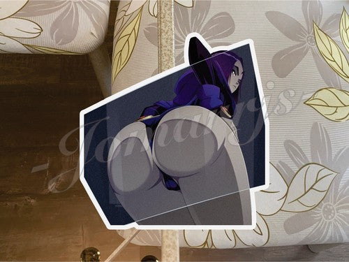 Teen Titans Raven Anime Sticker Decal ecchi sexy pin up bikini sun fun #5 waifu