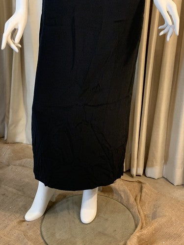 Jones New York Evening Petite Black Maxi Peplum Sheath Cocktail Dress MSRP $182