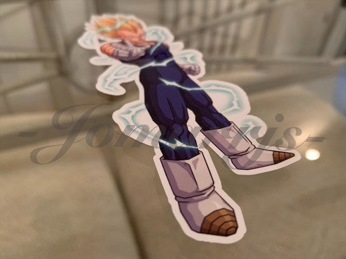 Dragon Ball Z Vegeta (c.) Sticker Vinyl Sign Comic DBZ super saiyans