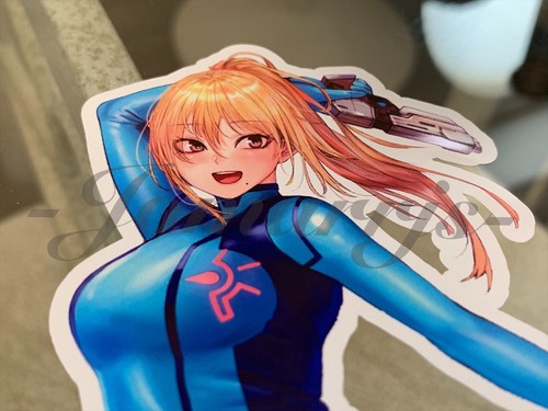 Metroid - Anime - Samus Aran Custom Sticker Decal Vinyl Prime Zero Suit