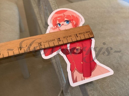 Bokuben (We Never Learn) - Anime - Rizu Ogata Custom Sticker Decal 1 manga