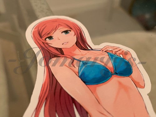 Gundam Build Fighters Try - Anime Kamiki Mirai Bikini Fun Sticker Decal Vinyl #2