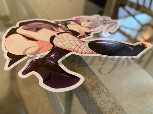 High School DxD Anime Rossweisse Lingerie Sticker Decal bikini sun fun