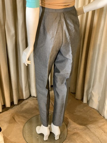 Dressbarn Women’s Dress Pant Slacks Trouser Gray Pleated Suit Career Sz 6 Office
