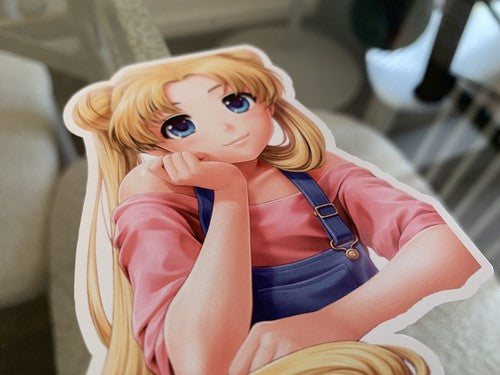 Sailor Moon - Anime - Sailor Moon Usagi Custom Colored Sticker Decal Vinyl a.