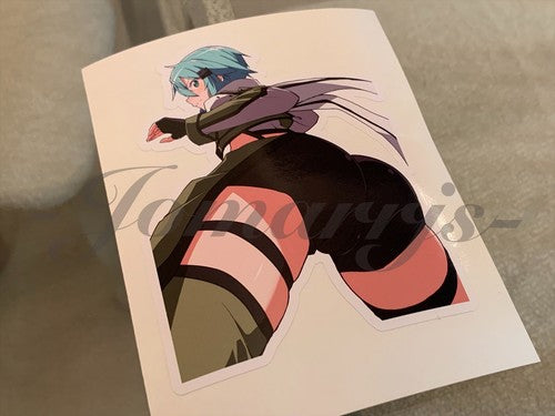 Sword Art Online Anime Sinon Shino Asada # 11 Sticker Vinyl SAO Bikini Sun Fun