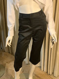 NWT ATTENTION Womens Crop Capri Slacks Black Pants Modern Contour Boot Cut Sz 10