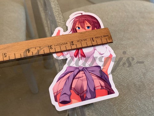 Bokuben (We Never Learn) - Anime - Uruka Takemoto Custom Sticker Decal 1 manga
