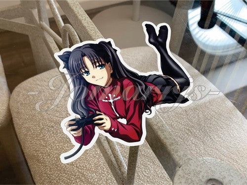 Fate Anime Rin Tohsaka “I’m Game” Sticker Vinyl Decal Custom manga slap