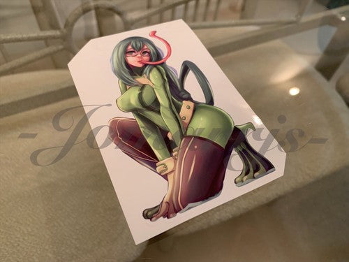 My Hero Academia - Anime - Froppy Tsuyu Asui (a.) Sticker Vinyl manga sexy