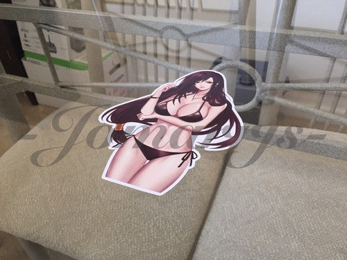 Final Fantasy Gaming Tifa Lockhart Bikini Sticker Decal Vinyl FF 7 xii anime