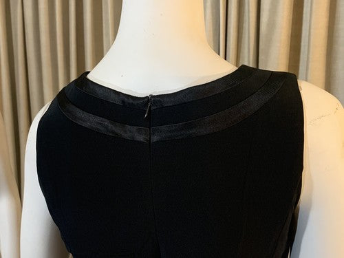 Jones New York Evening Petite Black Maxi Peplum Sheath Cocktail Dress MSRP $182