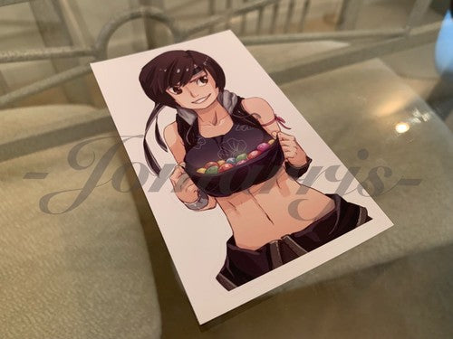 Final Fantasy - Gaming - Yuffie Kisaragi Sticker Decals Vinyl ff 7 anime vii C.