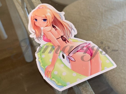 Pokemon - Anime - Serena Bikini Sun Fun Custom Sticker Decal Vinyl manga b.