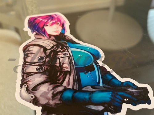 Ghost in the Shell - Anime - Major Motoko Kusanagi Sticker Decal Vinyl laptop b
